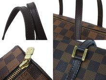 Load image into Gallery viewer, LOUIS VUITTON ルイヴィトン パピオン ハンドバッグ N41210 ダミエキャンバス ブラウン ゴールド金具 美品 中古 63504