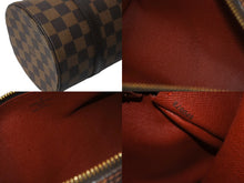 Load image into Gallery viewer, LOUIS VUITTON ルイヴィトン パピオン ハンドバッグ N41210 ダミエキャンバス ブラウン ゴールド金具 美品 中古 63504