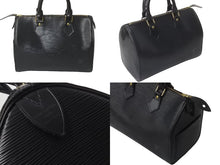 Load image into Gallery viewer, LOUIS VUITTON ルイヴィトン スピーディ25 エピ ハンドバッグ M59032 ブラック ゴールド金具 美品 中古 63505
