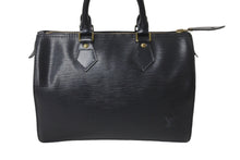 Load image into Gallery viewer, LOUIS VUITTON ルイヴィトン スピーディ25 エピ ハンドバッグ M59032 ブラック ゴールド金具 美品 中古 63506