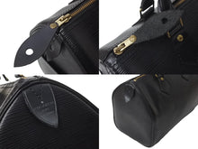 Load image into Gallery viewer, LOUIS VUITTON ルイヴィトン スピーディ25 エピ ハンドバッグ M59032 ブラック ゴールド金具 美品 中古 63506