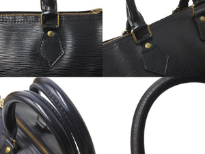 LOUIS VUITTON ルイヴィトン スピーディ25 エピ ハンドバッグ M59032 ブラック ゴールド金具 美品 中古 63506