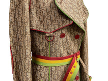 Load image into Gallery viewer, 極美品 Christian Dior クリスチャンディオール ラスタ トレンチコート ベージュ ガリアーノ期 4A12088051 サイズ36 中古 63508