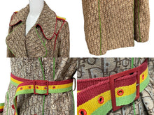 Load image into Gallery viewer, 極美品 Christian Dior クリスチャンディオール ラスタ トレンチコート ベージュ ガリアーノ期 4A12088051 サイズ36 中古 63508