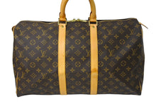 Load image into Gallery viewer, LOUIS VUITTON ルイヴィトン キーポル45 ボストンバッグ M41428 モノグラムキャンバス ブラウン ゴールド金具 良品 中古 63513