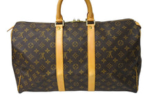 Load image into Gallery viewer, LOUIS VUITTON ルイヴィトン キーポル45 ボストンバッグ M41428 モノグラムキャンバス ブラウン ゴールド金具 良品 中古 63513