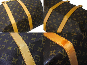 LOUIS VUITTON ルイヴィトン キーポル45 ボストンバッグ M41428 モノグラムキャンバス ブラウン ゴールド金具 良品 中古 63513