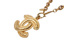 Load image into Gallery viewer, CHANEL シャネル ココマーク ネックレス ロングネックレス ココマーク GP ゴールド 3860 美品 中古 63516