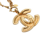 Load image into Gallery viewer, CHANEL シャネル ココマーク ネックレス ロングネックレス ココマーク GP ゴールド 3860 美品 中古 63516