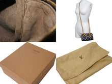 Load image into Gallery viewer, 極美品 LOUIS VUITTON ルイヴィトン 村上隆 ミニスピーディ 2WAYハンドバッグ マルチカラー M92644 ブラック ゴールド金具 中古 63519