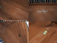 Load image into Gallery viewer, 極美品 CHANEL シャネル ツイード チェーン ワンショルダーバッグ 14番台 マルチカラー ココマーク シルバー金具 中古 63520