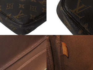 LOUIS VUITTON ルイヴィトン ポシェット・アクセソワール アクセサリーポーチ M51980 モノグラム ブラウン 美品 中古 63527