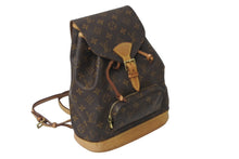 Load image into Gallery viewer, LOUIS VUITTON ルイヴィトン モノグラム モンスリMM バックパック M51136 ブラウン リュック ロゴ 鞄 良品 中古 63529
