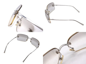 極美品 CHANEL シャネル サングラス サイズ62▫︎17 120 ココマーク ラインストーン シルバー クリア 4017-D c.159/6I 中古 63530