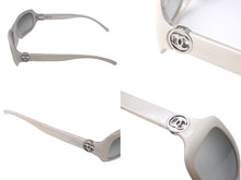 Load image into Gallery viewer, CHANEL シャネル サングラス ココマーク サイズ57◻︎17 130 ホワイト プラスチック 6024 c.935/11 良品 中古 63539