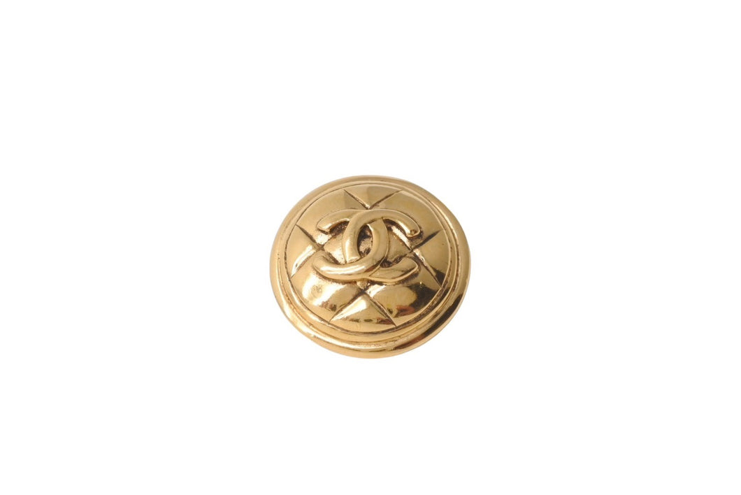 CHANEL シャネル ブローチ ココマーク ゴールド GP 小物 アクセサリー ユニセックス 美品 中古 63540