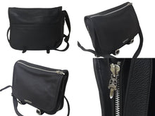Load image into Gallery viewer, 新品同様 CHROME HEARTS クロムハーツ ソフト ショルダー メッセンジャー バッグ ショルダーバッグ レザー ブラック 中古 63550