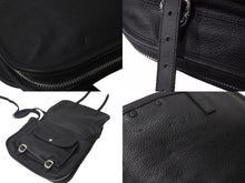 Load image into Gallery viewer, 新品同様 CHROME HEARTS クロムハーツ ソフト ショルダー メッセンジャー バッグ ショルダーバッグ レザー ブラック 中古 63550