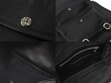 Load image into Gallery viewer, 新品同様 CHROME HEARTS クロムハーツ ソフト ショルダー メッセンジャー バッグ ショルダーバッグ レザー ブラック 中古 63550