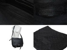 Load image into Gallery viewer, 新品同様 CHROME HEARTS クロムハーツ ソフト ショルダー メッセンジャー バッグ ショルダーバッグ レザー ブラック 中古 63550