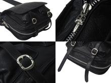 Load image into Gallery viewer, 極美品 新型 CHROME HEARTS クロムハーツ ギャラ付き タイニー ソフトショルダーバッグ ダガーファスナー ブラック 中古 63551