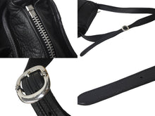Load image into Gallery viewer, 極美品 新型 CHROME HEARTS クロムハーツ ギャラ付き タイニー ソフトショルダーバッグ ダガーファスナー ブラック 中古 63551