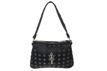 Load image into Gallery viewer, 新品未使用 CHROME HEARTS クロムハーツ チキンナゲットスモール ハンドバッグ ハラコ ダガー レザー シルバー925 ブラック 中古 63553