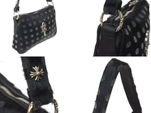Load image into Gallery viewer, 新品未使用 CHROME HEARTS クロムハーツ チキンナゲットスモール ハンドバッグ ハラコ ダガー レザー シルバー925 ブラック 中古 63553