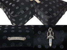 Load image into Gallery viewer, 新品未使用 CHROME HEARTS クロムハーツ チキンナゲットスモール ハンドバッグ ハラコ ダガー レザー シルバー925 ブラック 中古 63553