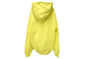 Sp5der スパイダー パーカー フーディー Young Thug プルオーバー ウェブ サイズXL イエロー 発泡プリント 美品 中古 63557