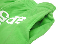 Load image into Gallery viewer, Sp5der スパイダー スウェットパンツ サイズL グリーン ホワイト 発泡プリント ブランドロゴ Young Thug 美品 中古 63559