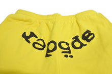 Load image into Gallery viewer, Sp5der スパイダー スウェットパンツ サイズL イエロー ブラック 発泡プリント ブランドロゴ Young Thug 美品 中古 63560