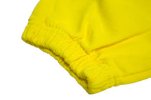 Load image into Gallery viewer, 新品未使用 Sp5der スパイダー スウェットパンツ サイズS イエロー ホワイト 発泡プリント ブランドロゴ Young Thug 中古 63561