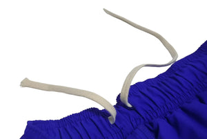 極美品 Sp5der スパイダー ダブルレイヤード プリント ショートパンツ ブルー ナイロン クモ 蜘蛛 サイズM 中古 63564