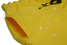 Load image into Gallery viewer, Sp5der スパイダー ダブルレイヤード プリント ショートパンツ イエロー ナイロン クモ 蜘蛛 ナイロン サイズL 美品 中古 63571