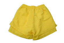 Load image into Gallery viewer, Sp5der スパイダー ダブルレイヤード プリント ショートパンツ イエロー ナイロン クモ 蜘蛛 ナイロン サイズM 美品 中古 63575