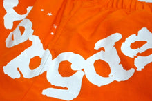 Load image into Gallery viewer, 極美品 Sp5der スパイダー ダブルレイヤード プリント ショートパンツ オレンジ ナイロン クモ 蜘蛛 サイズM 中古 63577