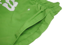 Load image into Gallery viewer, 極美品 Sp5der スパイダー ダブルレイヤード プリント ショートパンツ グリーン ナイロン クモ 蜘蛛 サイズL 中古 63578