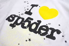 Load image into Gallery viewer, 新品未使用 Sp5der スパイダー Souvenir スーベニア 半袖Ｔシャツ 24SS サイズXS 発泡プリント コットン ホワイト 中古 63580