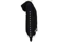 Load image into Gallery viewer, CHROME HEARTS クロムハーツ パーカー スタープリント ダガージップ コットン ブラック サイズS 美品 中古 63590