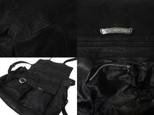 Load image into Gallery viewer, CHROME HEARTS クロムハーツ メッセンジャーバッグ ソフトショルダーバッグ ダガー ブラック 良品 中古 63596