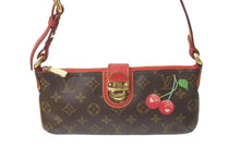 Load image into Gallery viewer, LOUIS VUITTON ルイヴィトン モンシェリー ハンドバッグ モノグラムチェリー 村上隆 M95000 美品 中古 63598