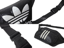Load image into Gallery viewer, 極美品 BALENCIAGA バレンシアガ adidas アディダス ベルトバッグ ヴィンテージ加工 ラムスキン 721841 中古 63600