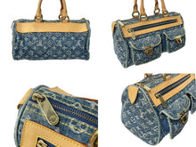 Load image into Gallery viewer, 極美品 LOUIS VUITTON ルイヴィトン ハンドバッグ ネオスピーディ M95019 モノグラムデニム ゴールド金具 中古 63602