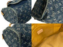 Load image into Gallery viewer, 極美品 LOUIS VUITTON ルイヴィトン ハンドバッグ ネオスピーディ M95019 モノグラムデニム ゴールド金具 中古 63602