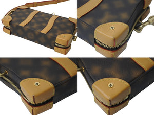 LOUIS VUITTON ルイヴィトン ソフトトランク ショルダーバッグ M81580 ディスイズノットモノグラム 22SS ブラウン 美品 中古 63603