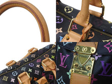 Load image into Gallery viewer, LOUIS VUITTON ルイヴィトン ハンドバッグ スピーディ 30 M92642 村上隆 マルチカラー ブラック 美品 中古 63604