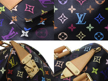 Load image into Gallery viewer, LOUIS VUITTON ルイヴィトン ハンドバッグ スピーディ 30 M92642 村上隆 マルチカラー ブラック 美品 中古 63604