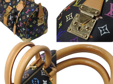 Load image into Gallery viewer, 極美品 LOUIS VUITTON ルイヴィトン ハンドバッグ スピーディ 30 M92642 村上隆 マルチカラー ブラック 中古 63605