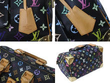 Load image into Gallery viewer, 極美品 LOUIS VUITTON ルイヴィトン ハンドバッグ スピーディ 30 M92642 村上隆 マルチカラー ブラック 中古 63605